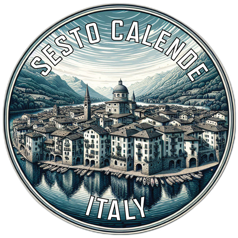 Sesto Calende Italy Souvenir Vinyl Decal Sticker 2-Inch