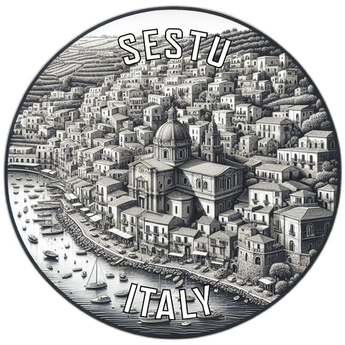 Sestu Italy Souvenir Vinyl Decal Sticker 2-Inch
