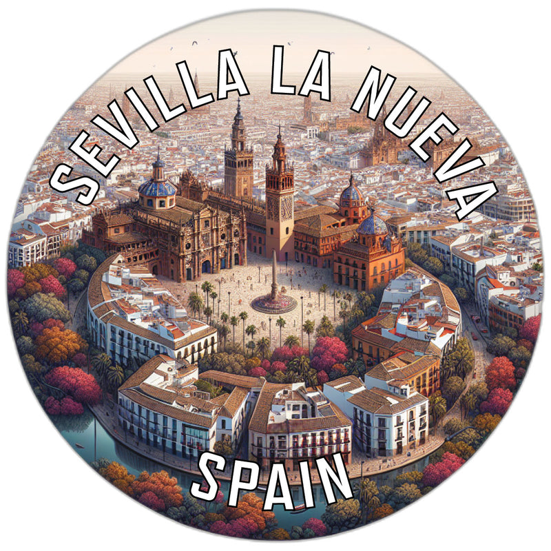 Sevilla La Nueva Spain Souvenir Vinyl Decal Sticker 6-Inch