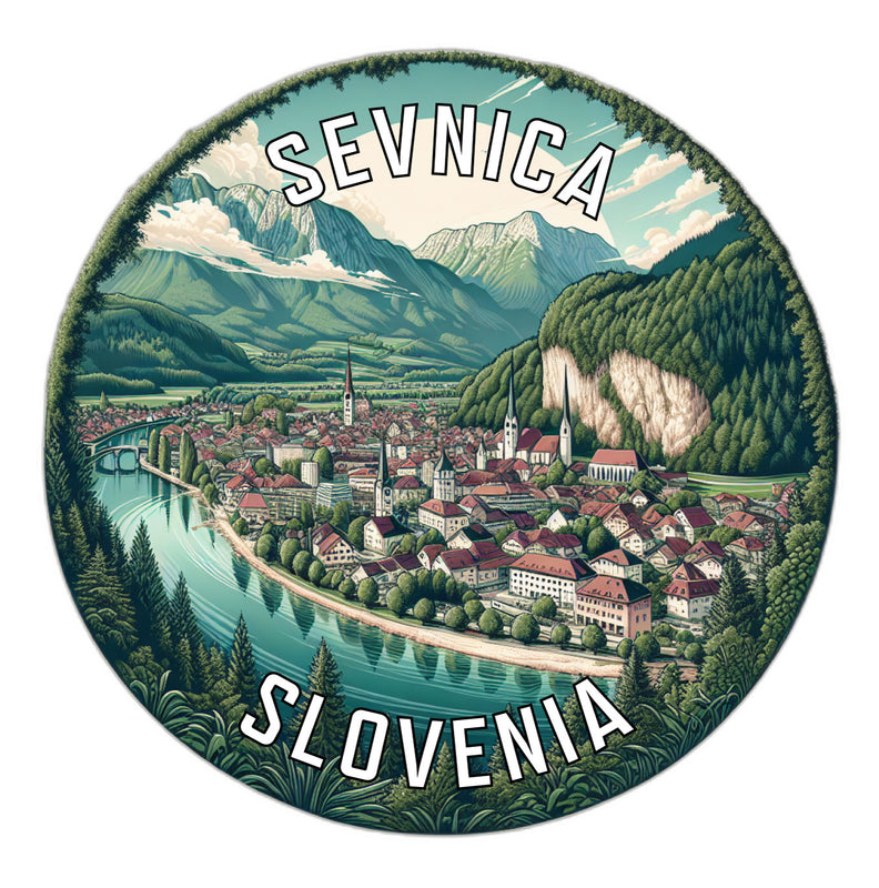 Sevnica Slovenia Souvenir Vinyl Decal Sticker 6-Inch