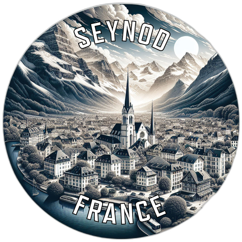 Seynod France Souvenir Vinyl Decal Sticker 2-Inch