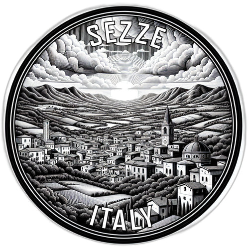 Sezze Italy Souvenir Die Cut Flat Magnet 6-Inch