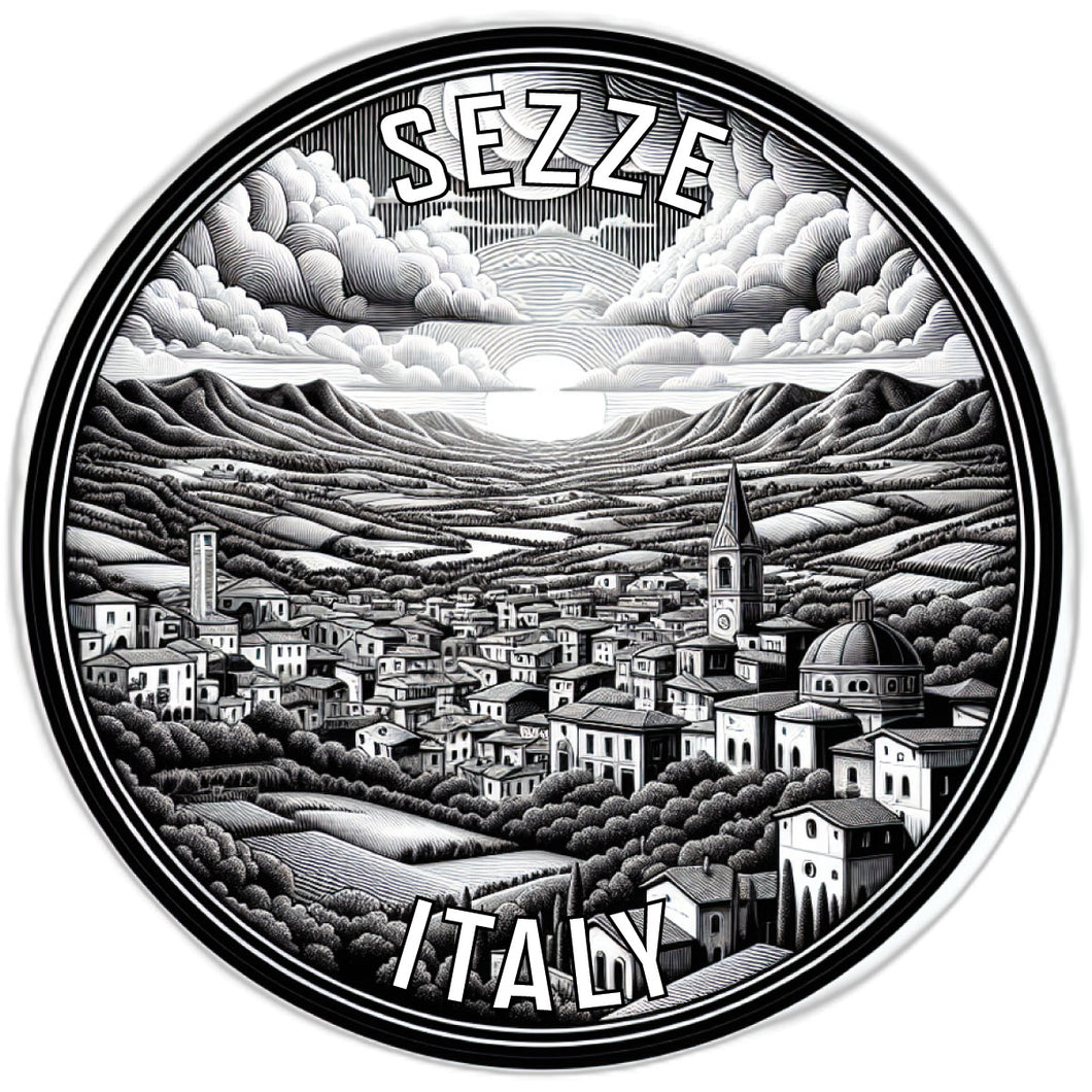 Sezze Italy Souvenir Die Cut Flat Magnet 6-Inch