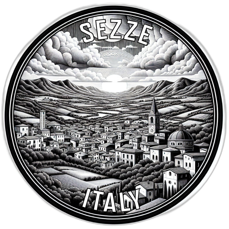 Sezze Italy Souvenir Die Cut Flat Magnet 6-Inch