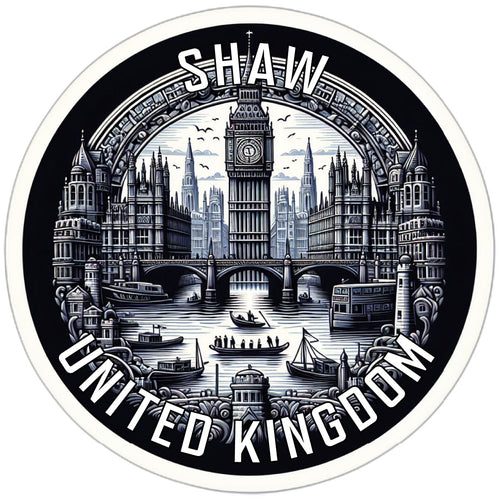 Shaw United Kingdom Souvenir Die Cut Flat Magnet 2-Inch