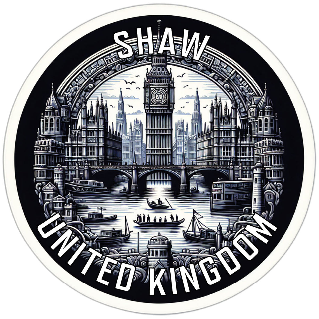 Shaw United Kingdom Souvenir Vinyl Decal Sticker 2-Inch