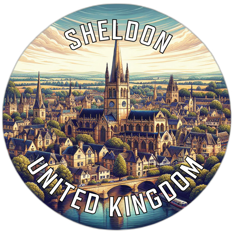 Sheldon United Kingdom Souvenir Vinyl Decal Sticker 6-Inch
