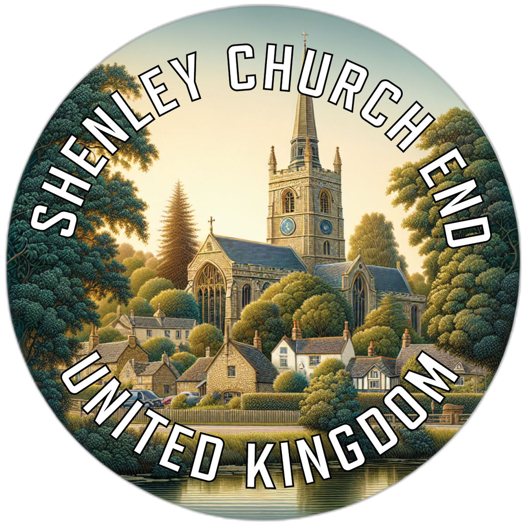 Shenley Church End United Kingdom Souvenir Die Cut Flat Magnet 6-Inch
