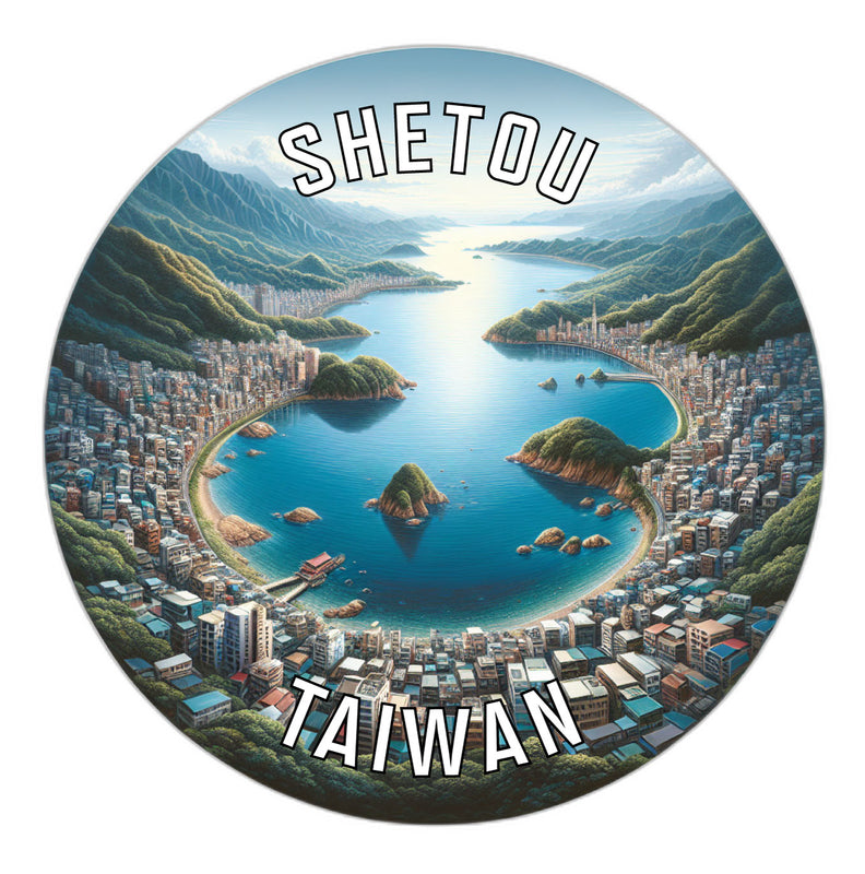Shetou Taiwan Souvenir Vinyl Decal Sticker 2-Inch