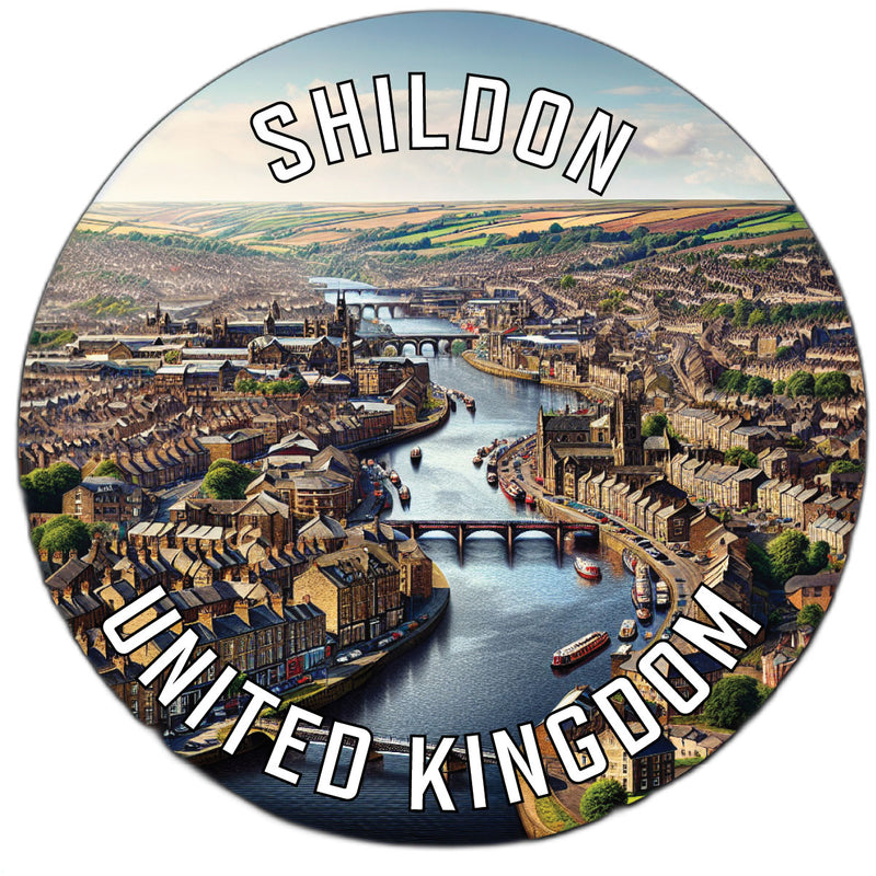 Shildon United Kingdom Souvenir Die Cut Flat Magnet 2-Inch