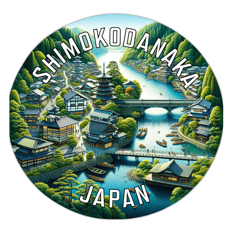 Shimokodanaka Japan Souvenir Die Cut Flat Magnet 2-Inch