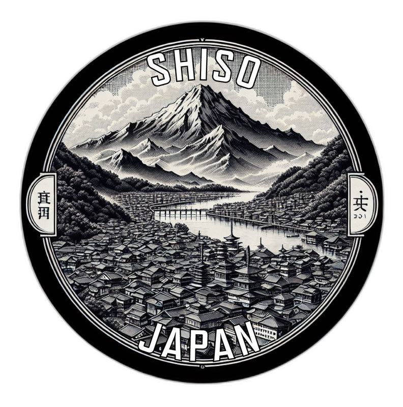 Shiso Japan Souvenir Die Cut Flat Magnet 2-Inch