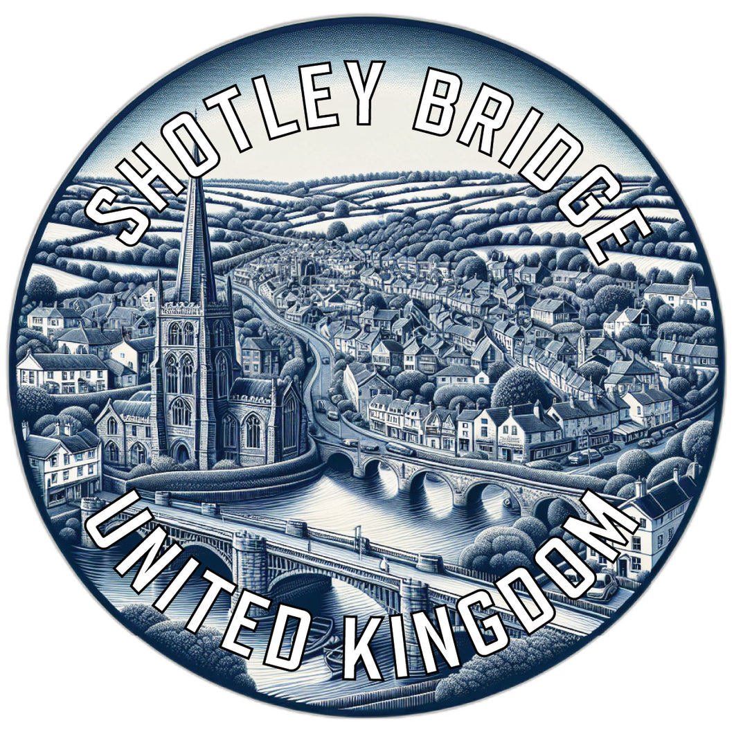Shotley Bridge United Kingdom Souvenir Die Cut Flat Magnet 2-Inch