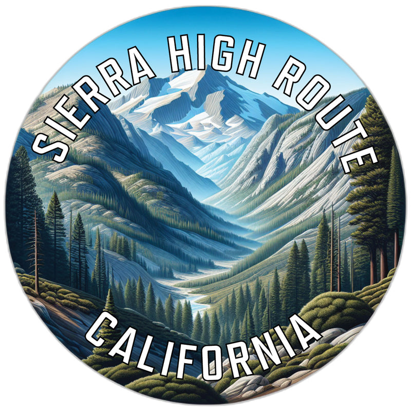 Sierra High Route Souvenir Die Cut Flat Magnet 2-Inch
