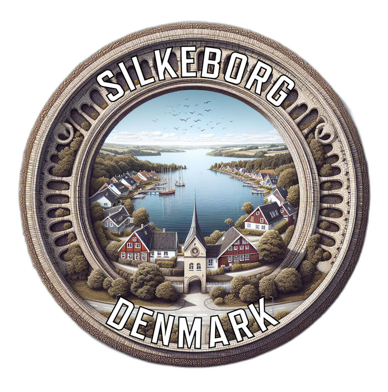 Silkeborg Denmark Souvenir Vinyl Decal Sticker 2-Inch