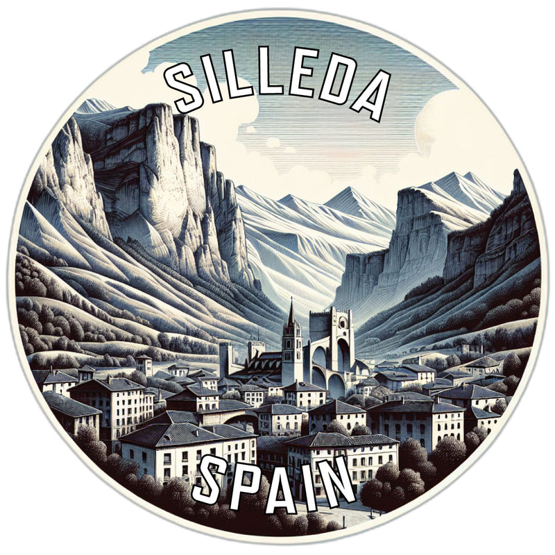 Silleda Spain Souvenir Die Cut Flat Magnet 2-Inch