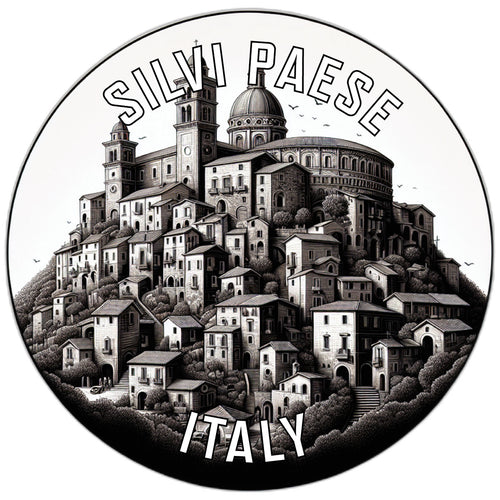 Silvi Paese Italy Souvenir Die Cut Flat Magnet 2-Inch