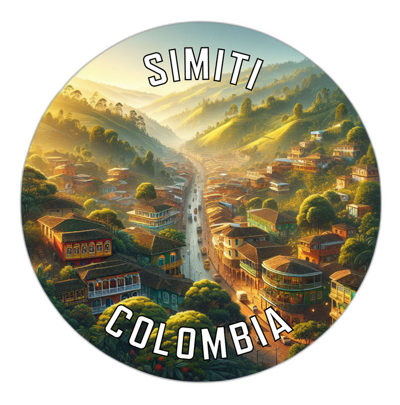 Simiti Colombia Souvenir Vinyl Decal Sticker 6-Inch