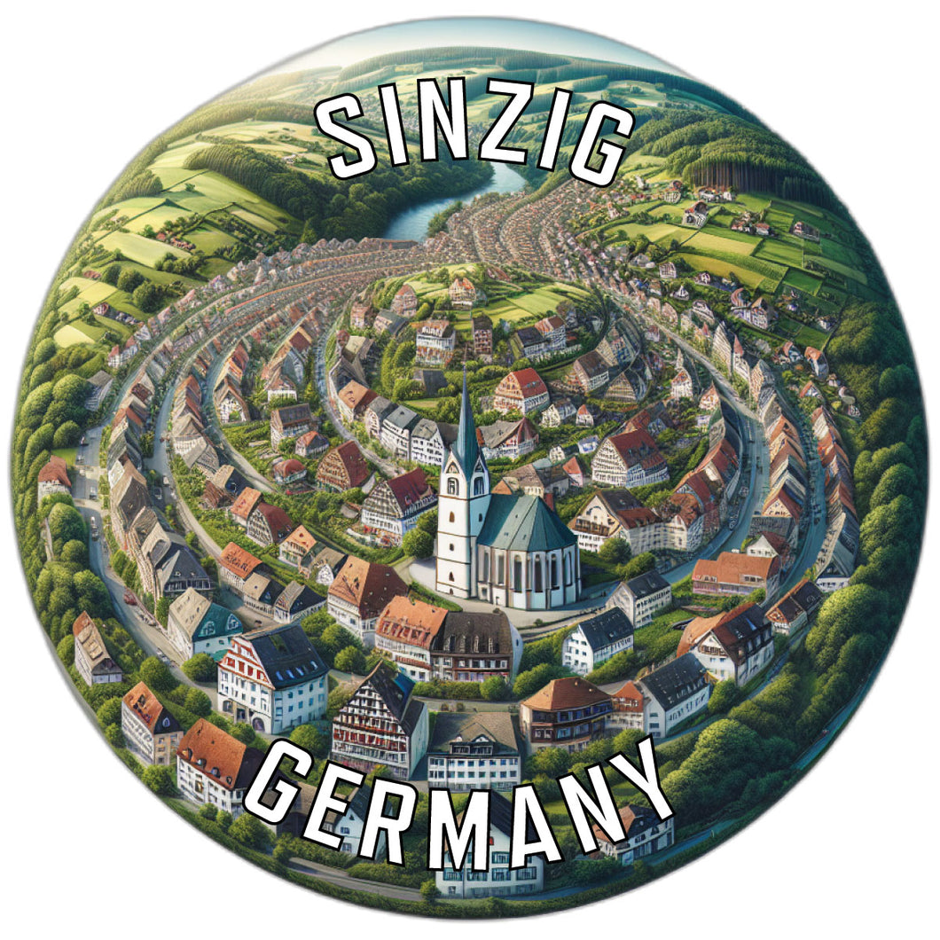 Sinzig Germany Souvenir Die Cut Flat Magnet 2-Inch