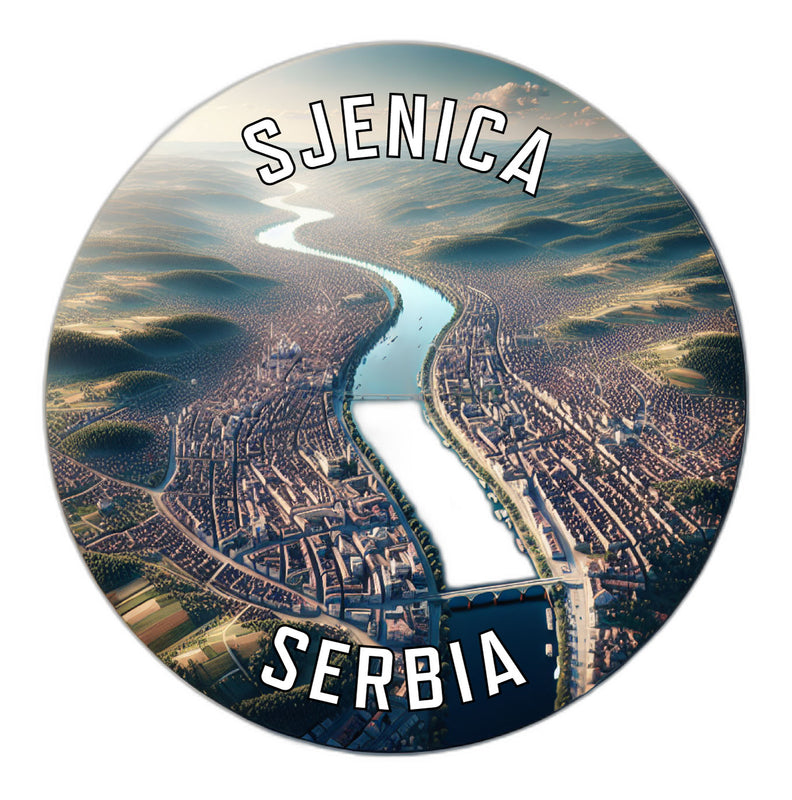 Sjenica Serbia Souvenir Vinyl Decal Sticker 6-Inch