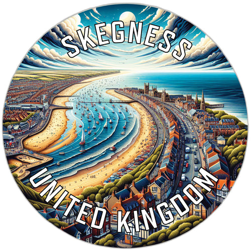 Skegness United Kingdom Souvenir Die Cut Flat Magnet 2-Inch