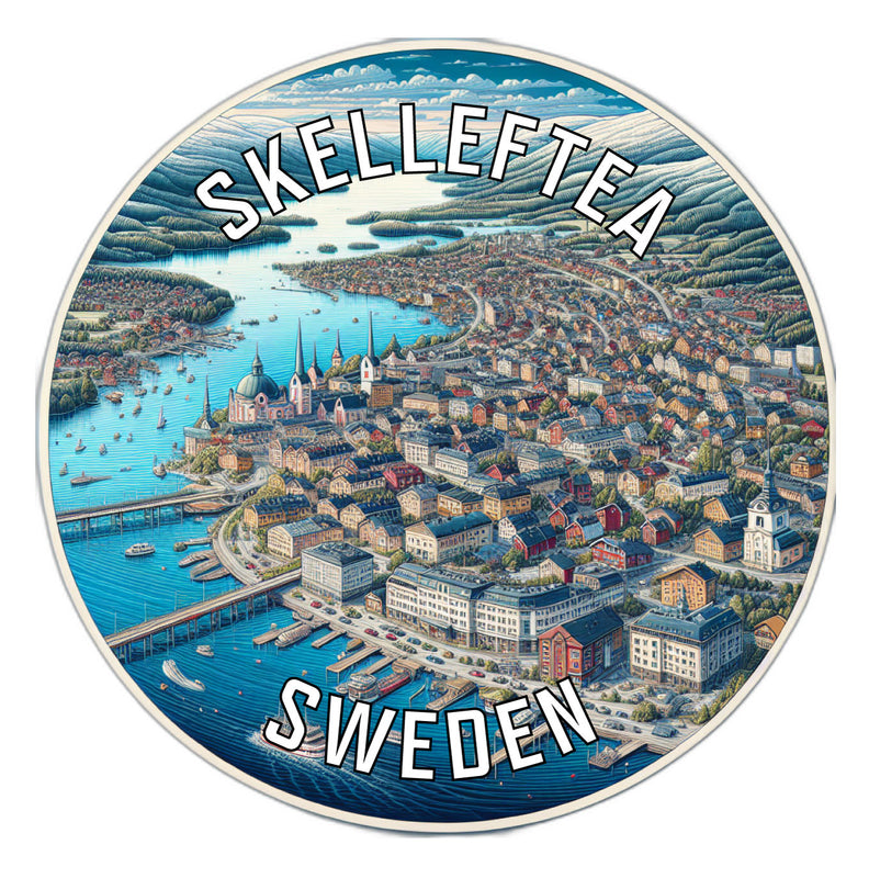 Skelleftea Sweden Souvenir Vinyl Decal Sticker 6-Inch