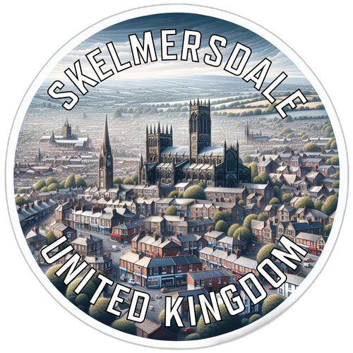 Skelmersdale United Kingdom Souvenir Die Cut Flat Magnet 2-Inch