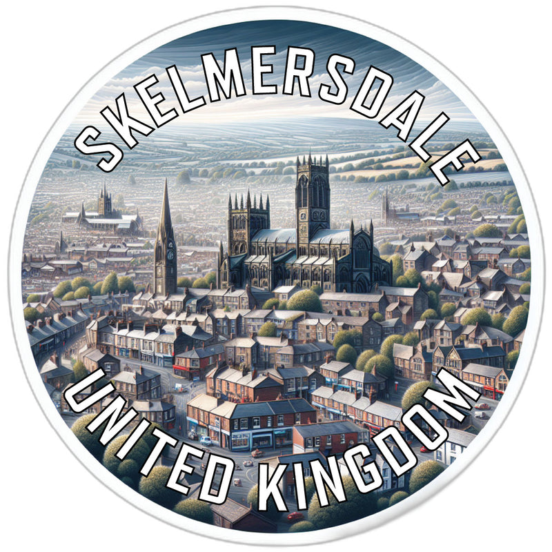Skelmersdale United Kingdom Souvenir Die Cut Flat Magnet 2-Inch