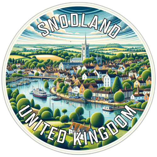 Snodland United Kingdom Souvenir Die Cut Flat Magnet 2-Inch