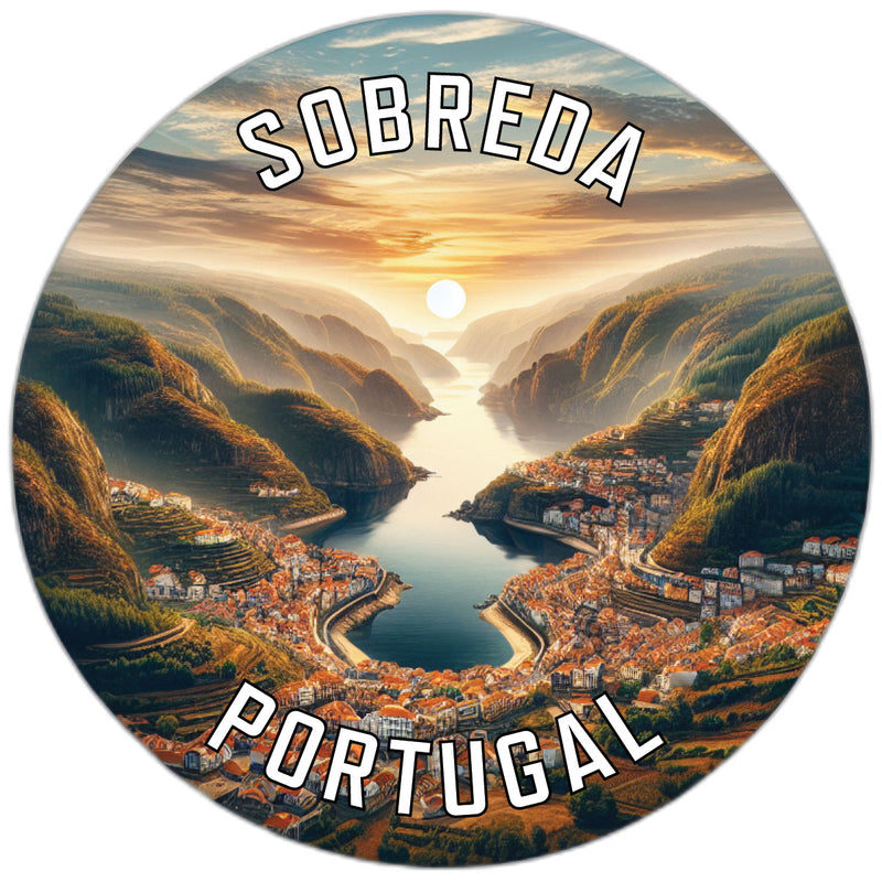 Sobreda Portugal Souvenir Die Cut Flat Magnet 3-Inch