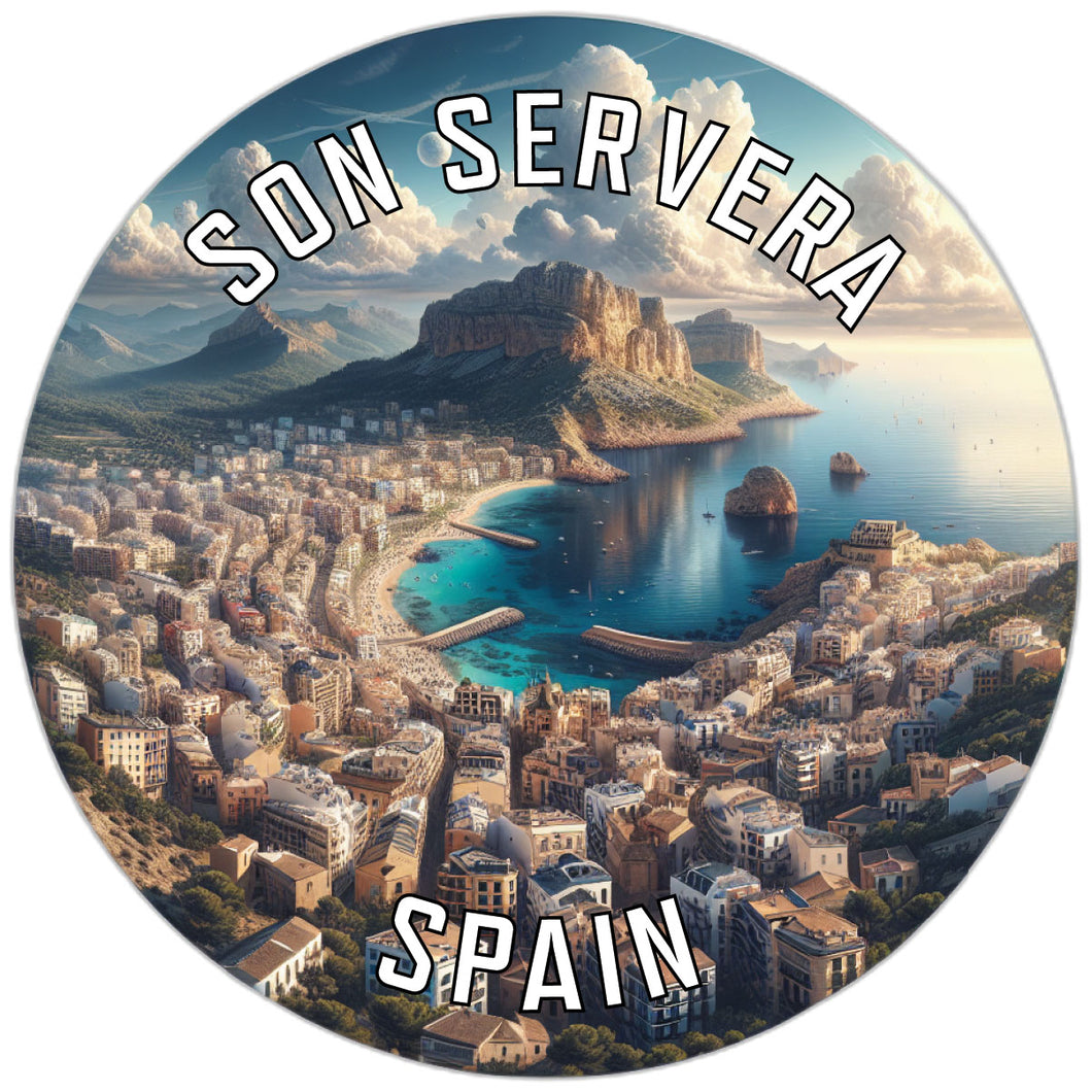 Son Servera Spain Souvenir Vinyl Decal Sticker 3-Inch