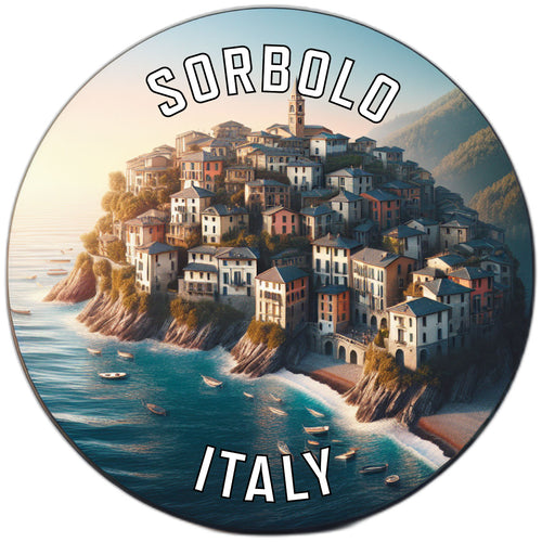 Sorbolo Italy Souvenir Die Cut Flat Magnet 6-Inch