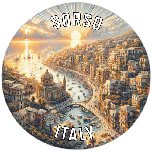 Sorso Italy Souvenir Vinyl Decal Sticker 2-Inch