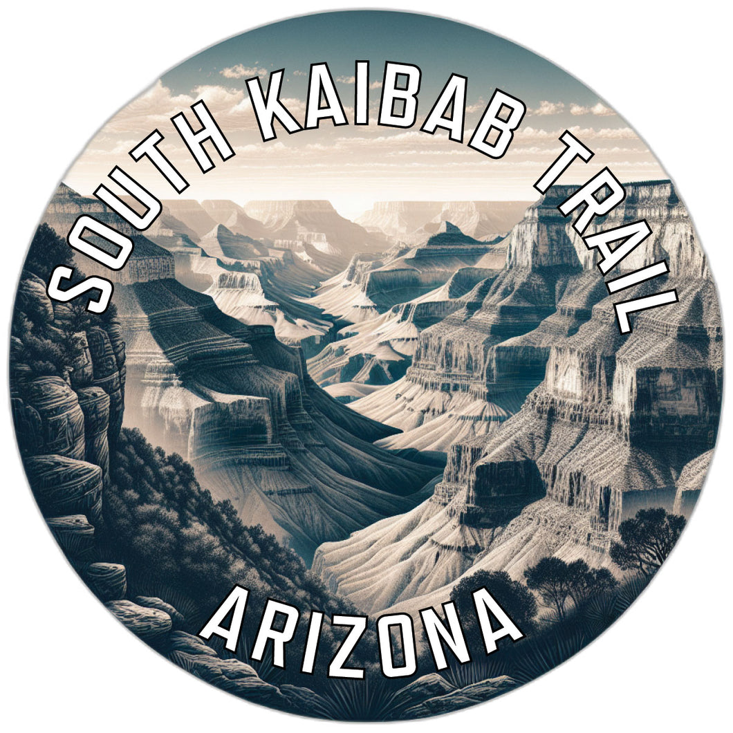 South Kaibab Trail Souvenir Die Cut Flat Magnet 2-Inch
