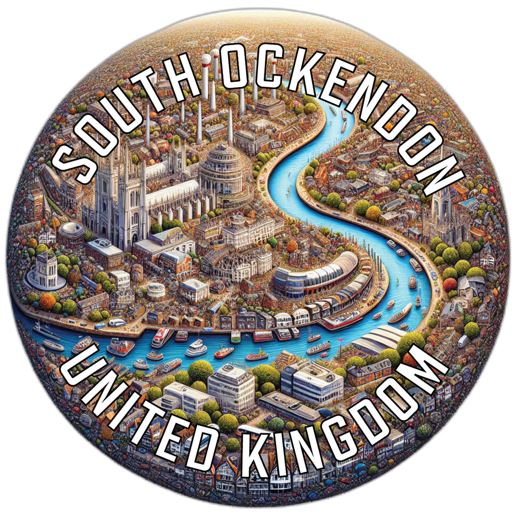 South Ockendon United Kingdom Souvenir Die Cut Flat Magnet 2-Inch