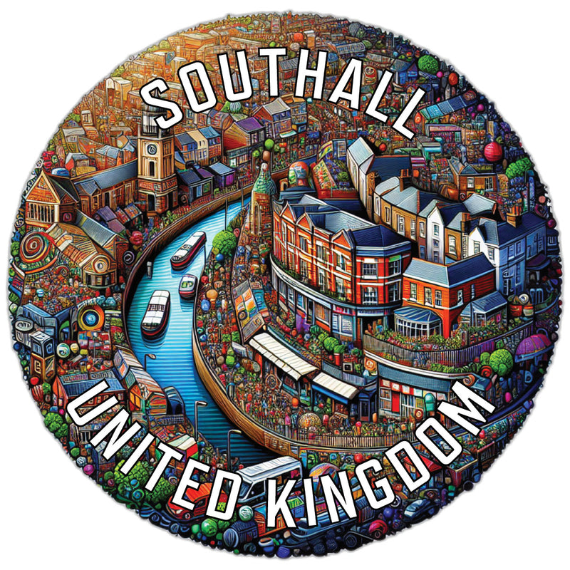Southall United Kingdom Souvenir Vinyl Decal Sticker 6-Inch