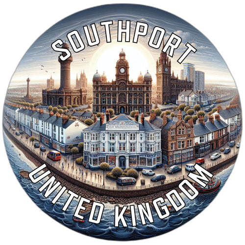 Southport United Kingdom Souvenir Vinyl Decal Sticker 2-Inch
