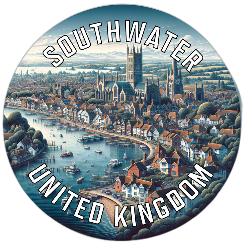 Southwater United Kingdom Souvenir Die Cut Flat Magnet 6-Inch