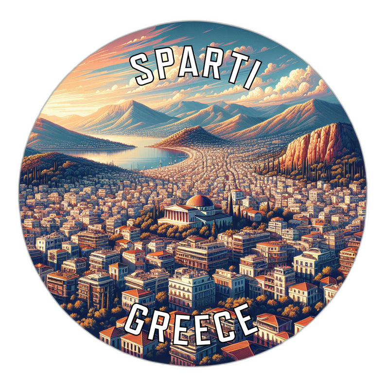 Sparti Greece Souvenir Vinyl Decal Sticker 6-Inch