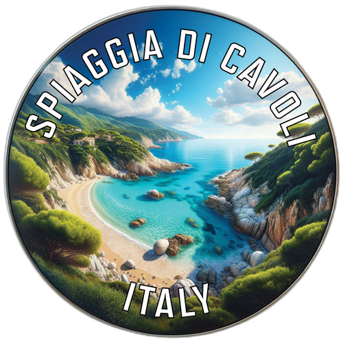 Spiaggia di Cavoli Souvenir Vinyl Decal Sticker 2-Inch