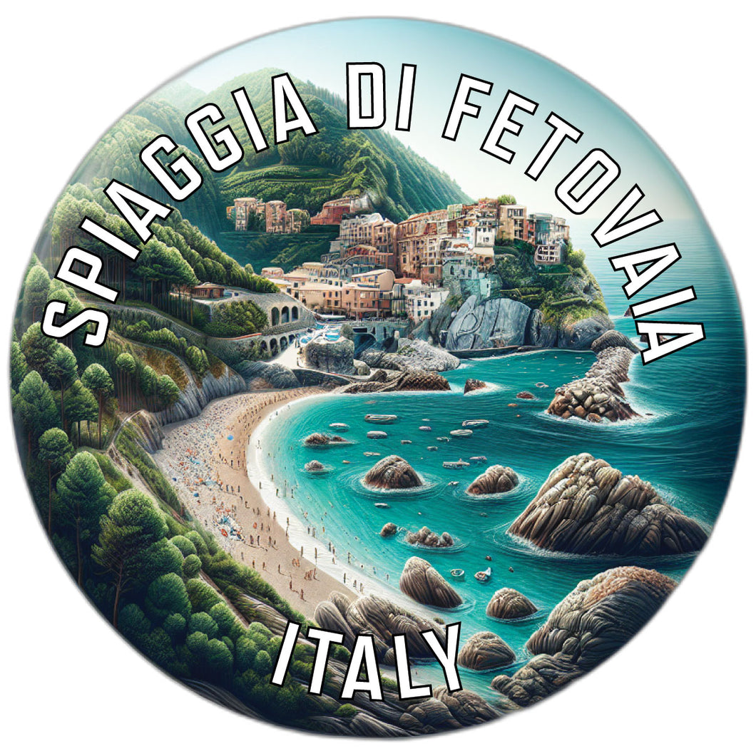 Spiaggia di Fetovaia Souvenir Vinyl Decal Sticker 2-Inch