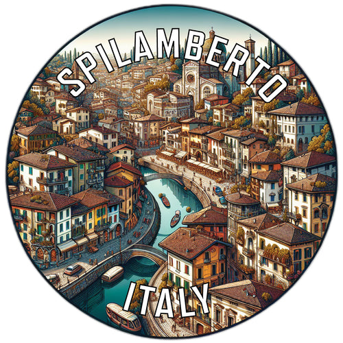 Spilamberto Italy Souvenir Die Cut Flat Magnet 2-Inch