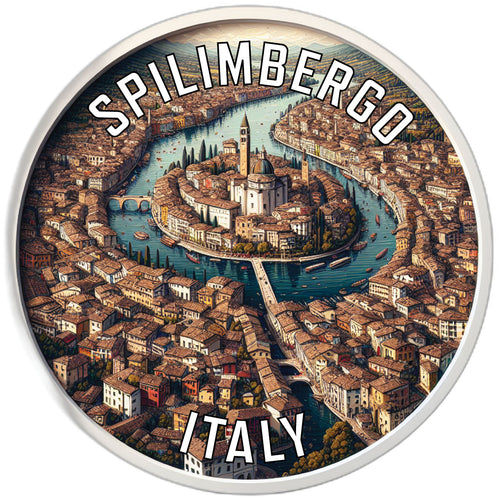 Spilimbergo Italy Souvenir Die Cut Flat Magnet 2-Inch
