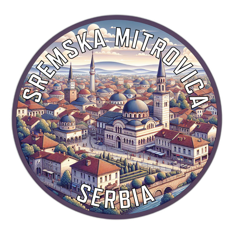 Sremska Mitrovica Serbia Souvenir Die Cut Flat Magnet 2-Inch