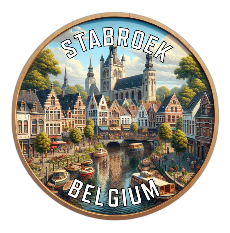 Stabroek Belgium Souvenir Vinyl Decal Sticker 6-Inch