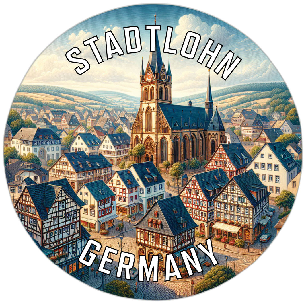 Stadtlohn Germany Souvenir Vinyl Decal Sticker 2-Inch