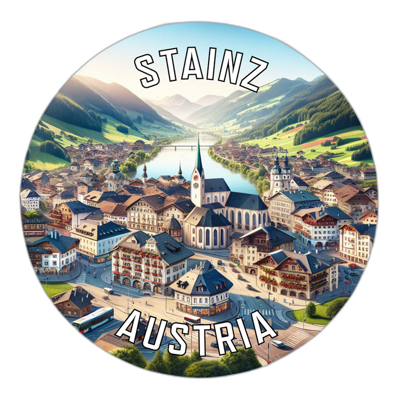 Stainz Austria Souvenir Die Cut Flat Magnet 2-Inch