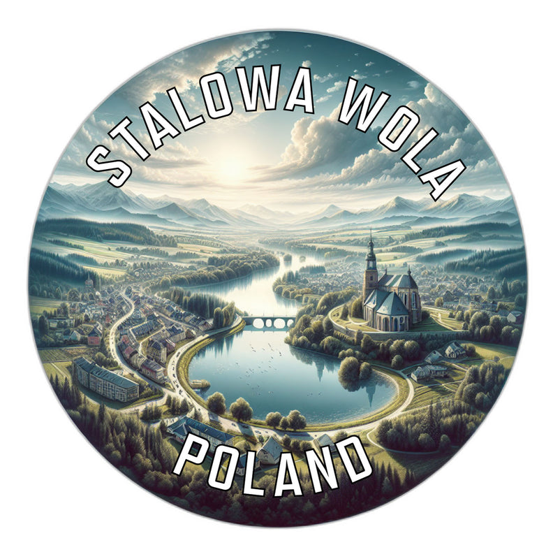 Stalowa Wola Poland Souvenir Die Cut Flat Magnet 2-Inch