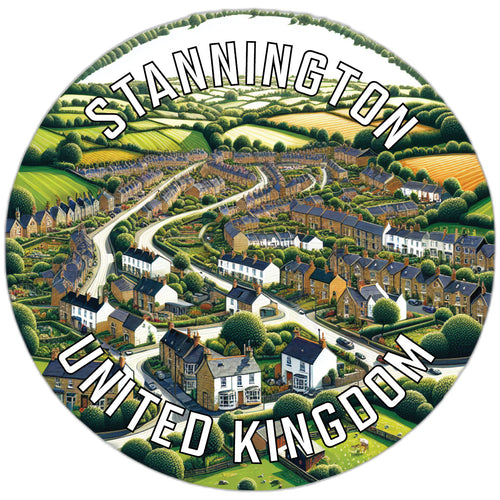 Stannington United Kingdom Souvenir Vinyl Decal Sticker 2-Inch