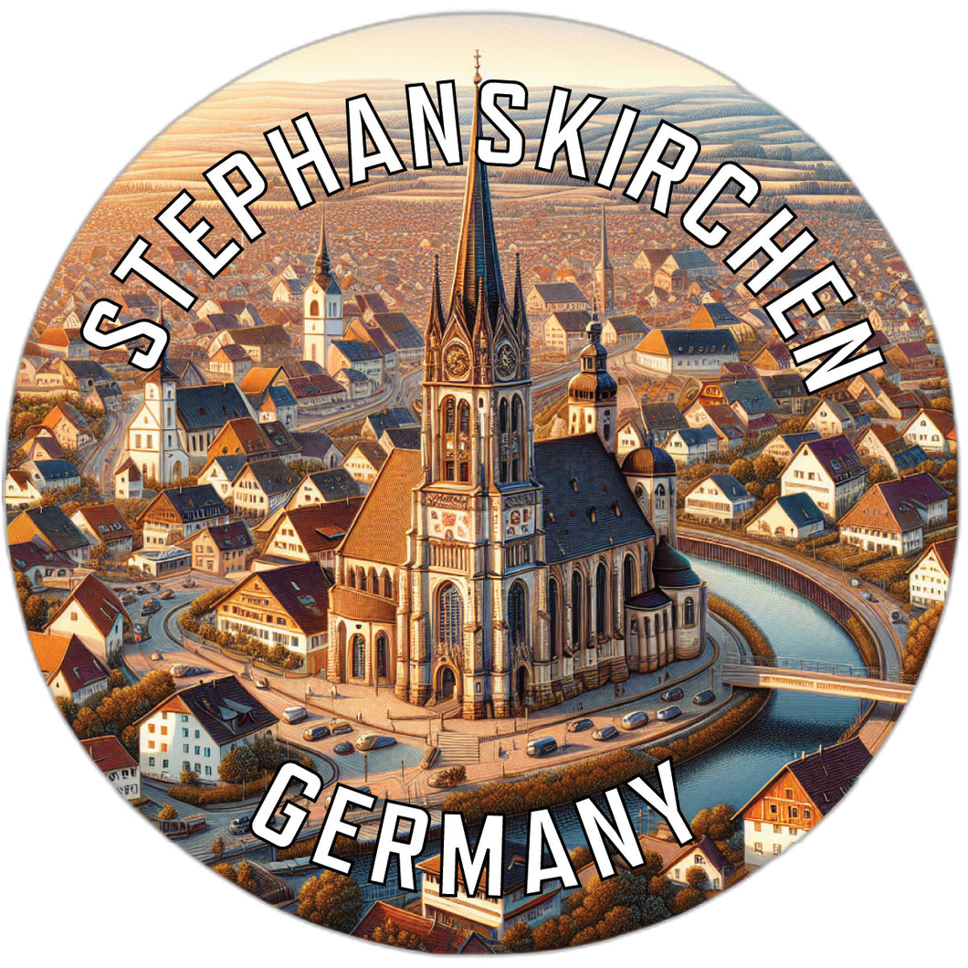 Stephanskirchen Germany Souvenir Die Cut Flat Magnet 6-Inch